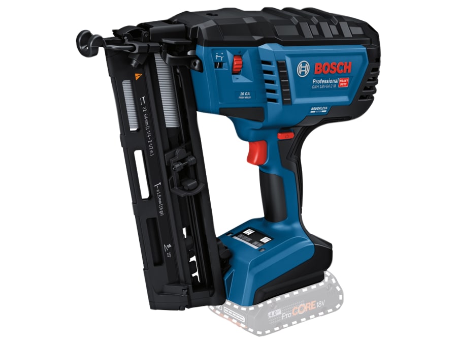 Bosch GNH18V-64-2M 16ga Finish Nailer Bare