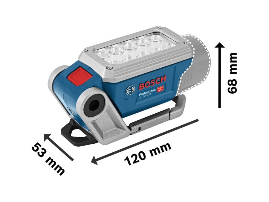 Bosch GLI 12V-330 Professional 12V Cordless Light Bare Unit