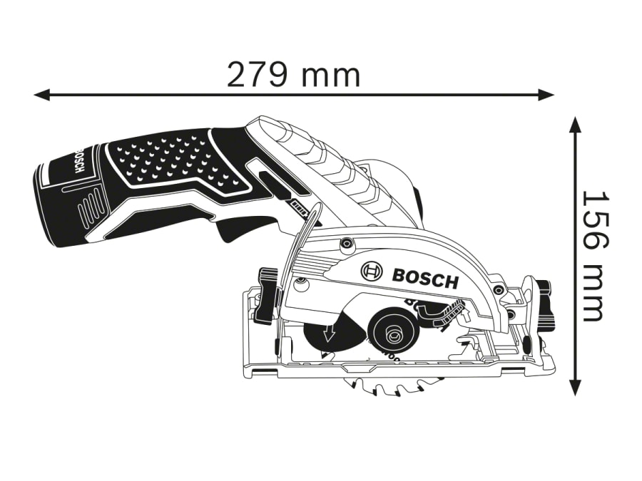 Bosch 06016A1001 12V-26 Professional Circular Saw Bare Unit