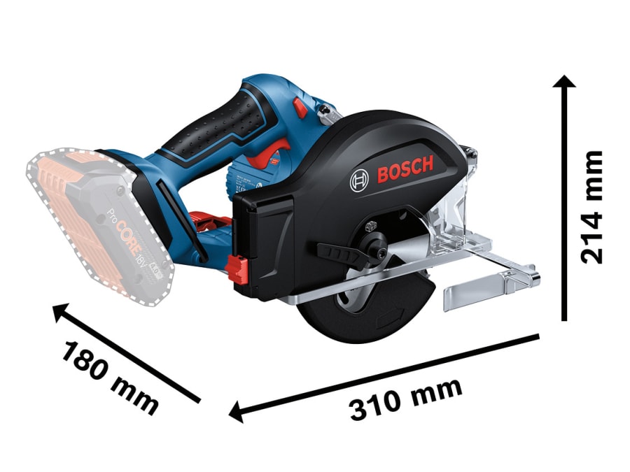 Bosch GKM 18V-50 Professional 18V Metal Circular Saw Bare Unit