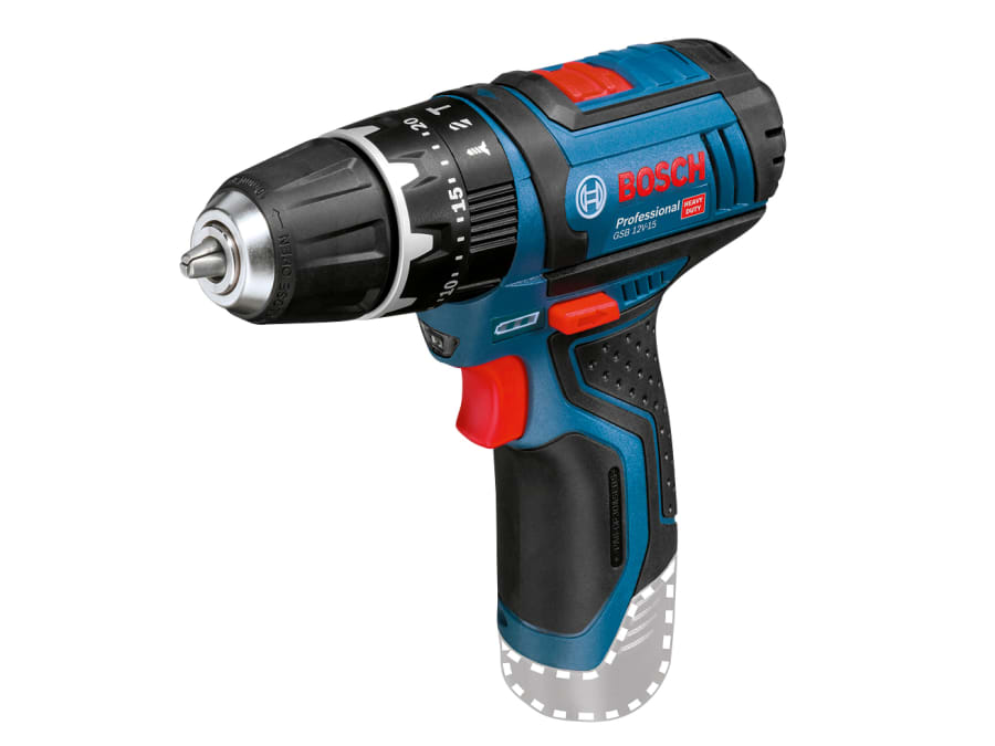 Bosch GSB 12V-15 Professional 12V Combi Drill Bare Unit