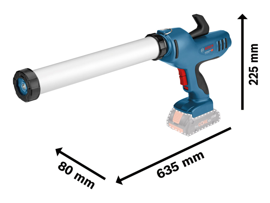 Bosch GCG 18V-600 Professional 18V Caulking Gun