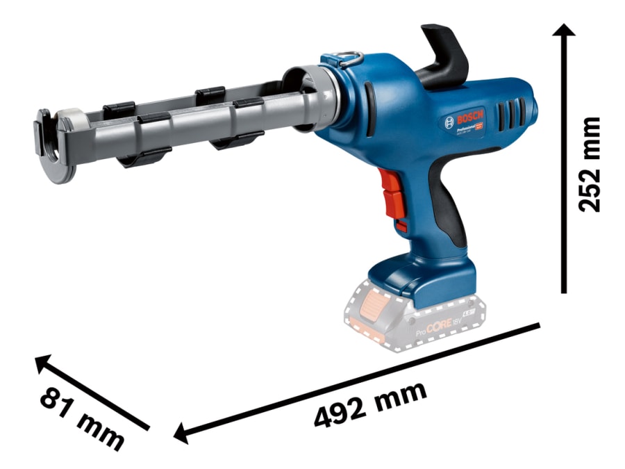 Bosch GCG 18V-310 Professional 18V Caulking Gun