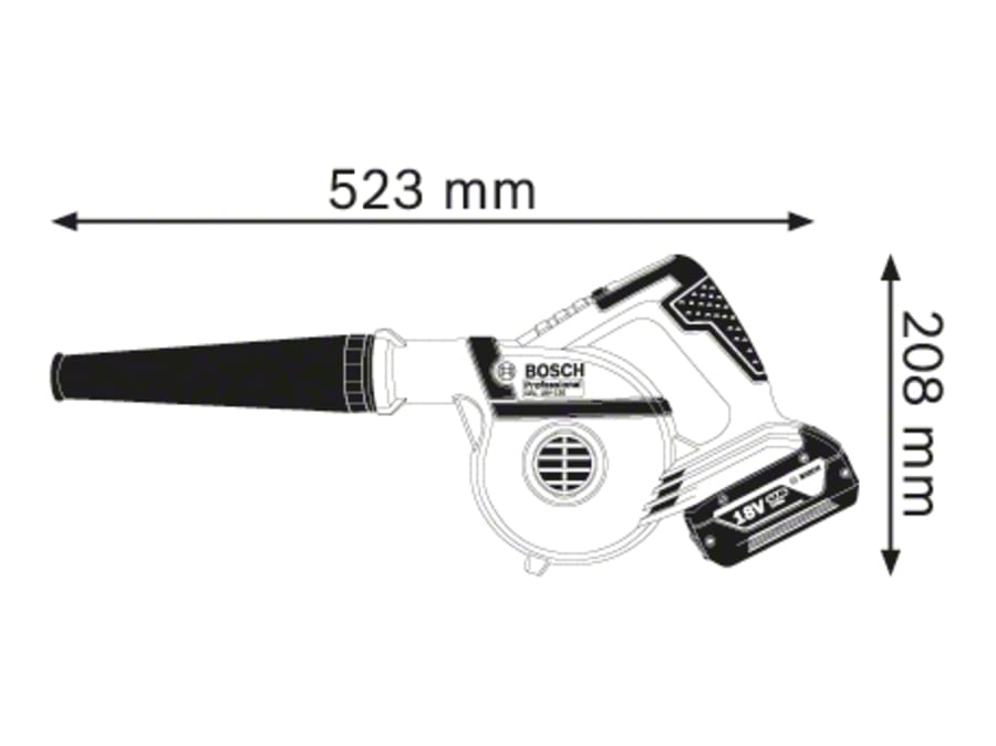 Bosch GBL 18V-120 Professional 18V Blower Bare Unit