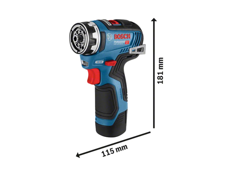 Bosch GSR 12V-35 FC Pro FlexiClick 12V Drill Driver Bare Unit