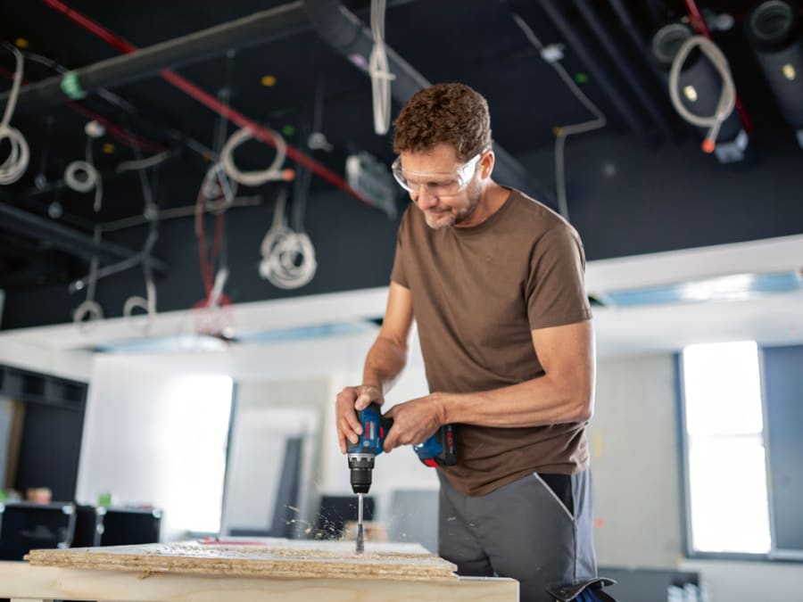 Bosch GSR 18V-55 Professional Drill Driver 18V with 2 × 2.0Ah Batteries