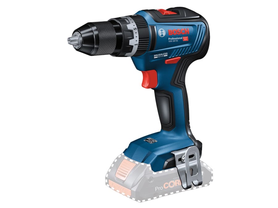 Bosch 06019H5302 18V-55 Professional Combi Drill Bare Unit