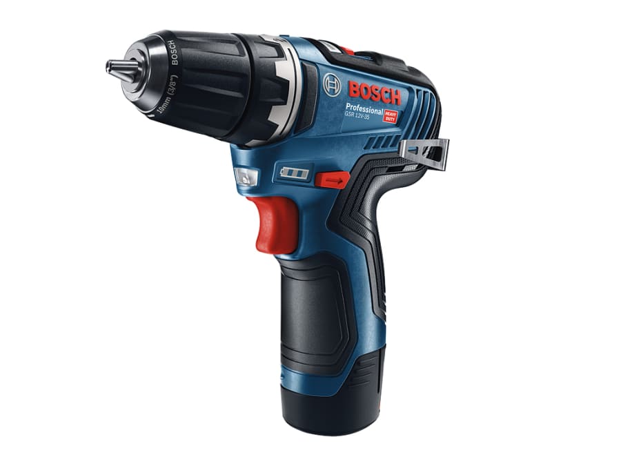 Bosch GSR 12V-35 Professional 12V Drill Driver with 2 × 3.0Ah Batteries
