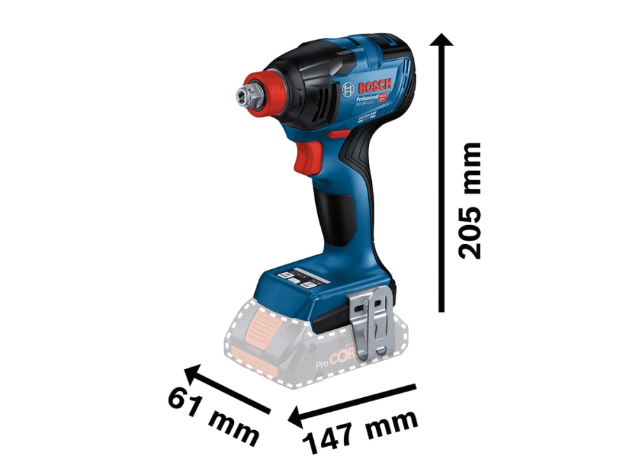Bosch GDX 18V-210 C Professional 18V Impact Driver/Wrench Bare Unit