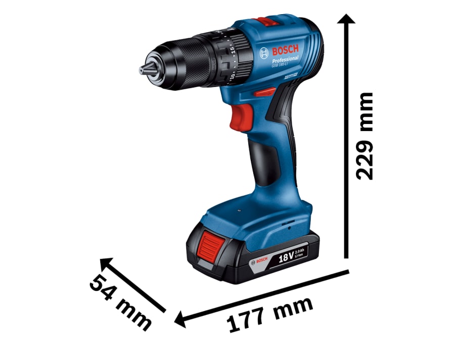 Bosch 06019K3300 18V-45 Professional Combi Drill Bare Unit