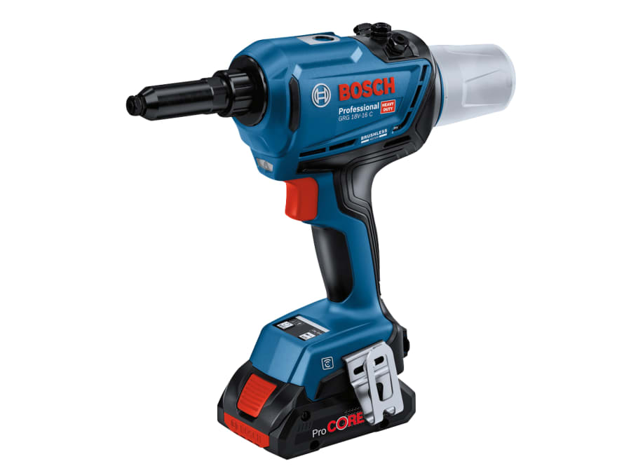 Bosch 06019K5071 GRG 18V-16 C Rivet Gun with 2 × 2.0Ah Batteries