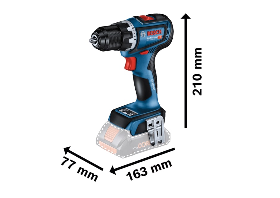 Bosch GSR 18V-90C Professional Drill Driver 18V Bare Unit