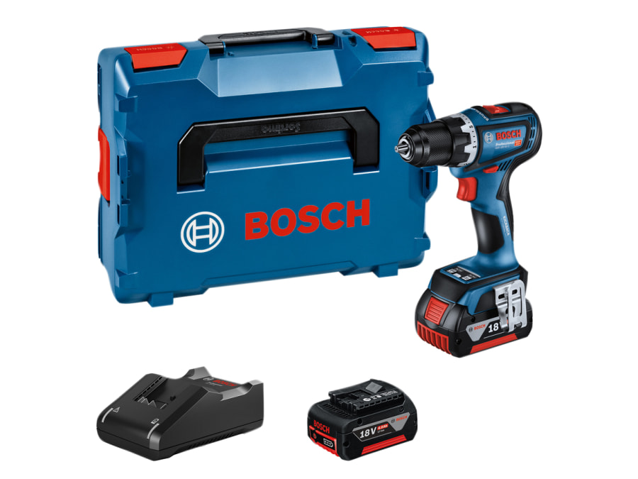 Bosch GSR 18V-90C Professional 18V Drill Driver with 2 × 4.0Ah Batteries