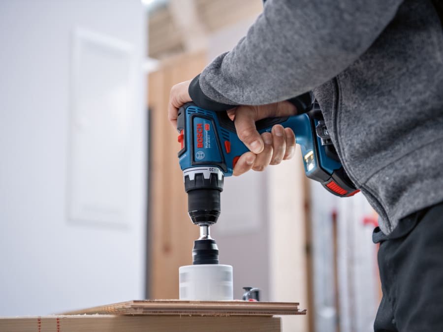 Bosch GSR 18V-90C Professional 18V Drill Driver with 2 × 4.0Ah Batteries