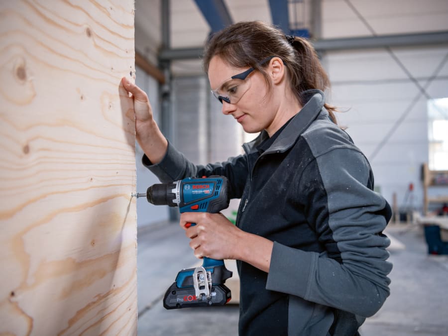 Bosch GSR 18V-90C Professional 18V Drill Driver with 2 × 4.0Ah Batteries