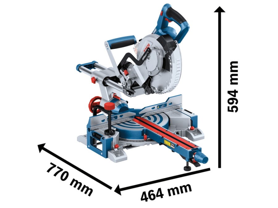 Bosch GCM 18V-216 D Professional BITURBO Mitre Saw 18V Bare Unit