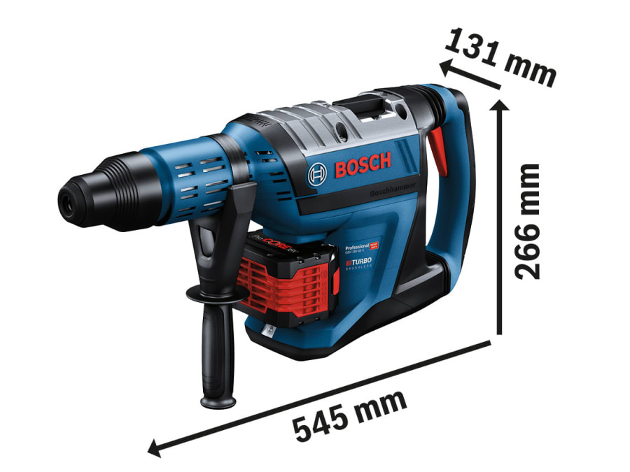 Bosch GBH 18V-45 C Professional BITURBO SDS-Max Rotary Hammer 18V Bare Unit