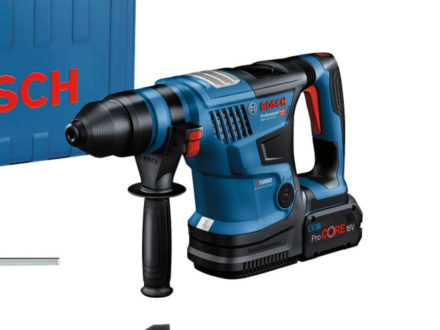 Bosch GBH 18V-34 CF Pro 18V SDS-Plus Rotary Hammer with 2 × 5.5Ah Batteries