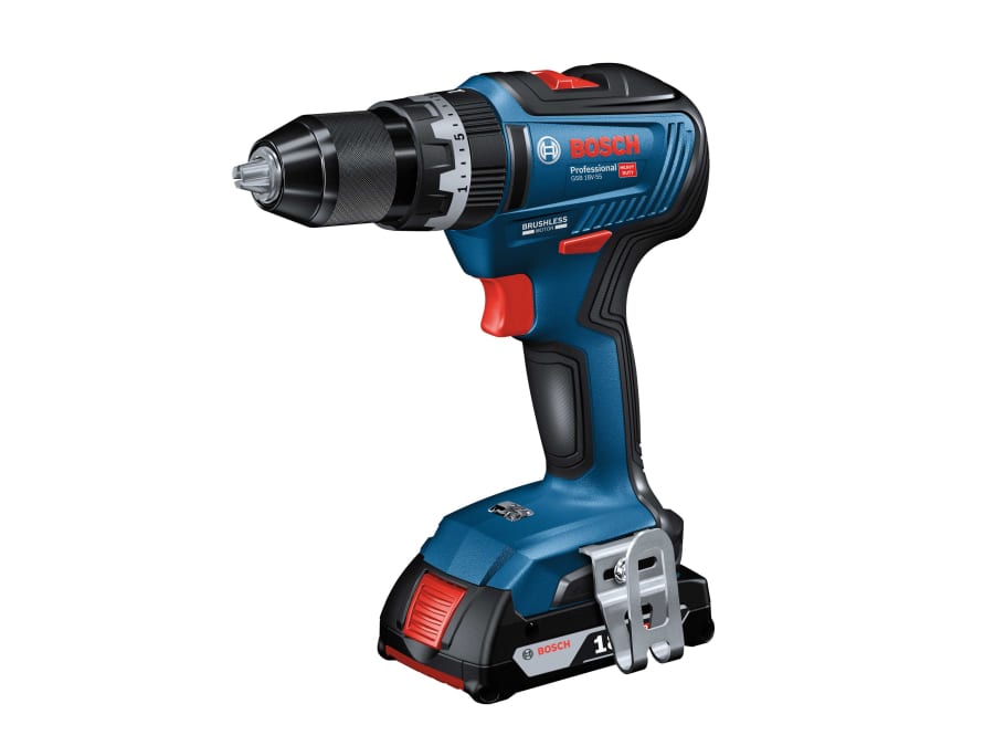 Bosch GSB 18V-55 Professional Combi Drill 18V with 1 × 2.0Ah Battery
