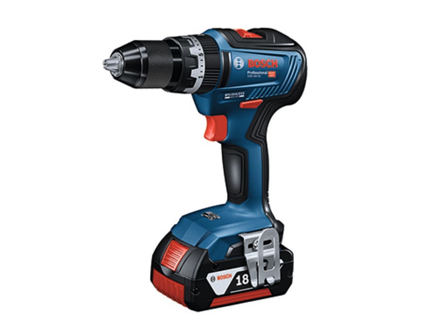 Bosch GSB 18V-55 Professional Combi Drill 18V with 2 × 5.0Ah Batteries