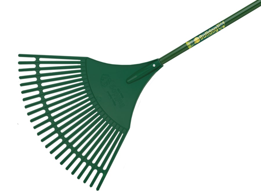 Bulldog 7128775480 Plastic Leaf Rake with Aluminium Shaft