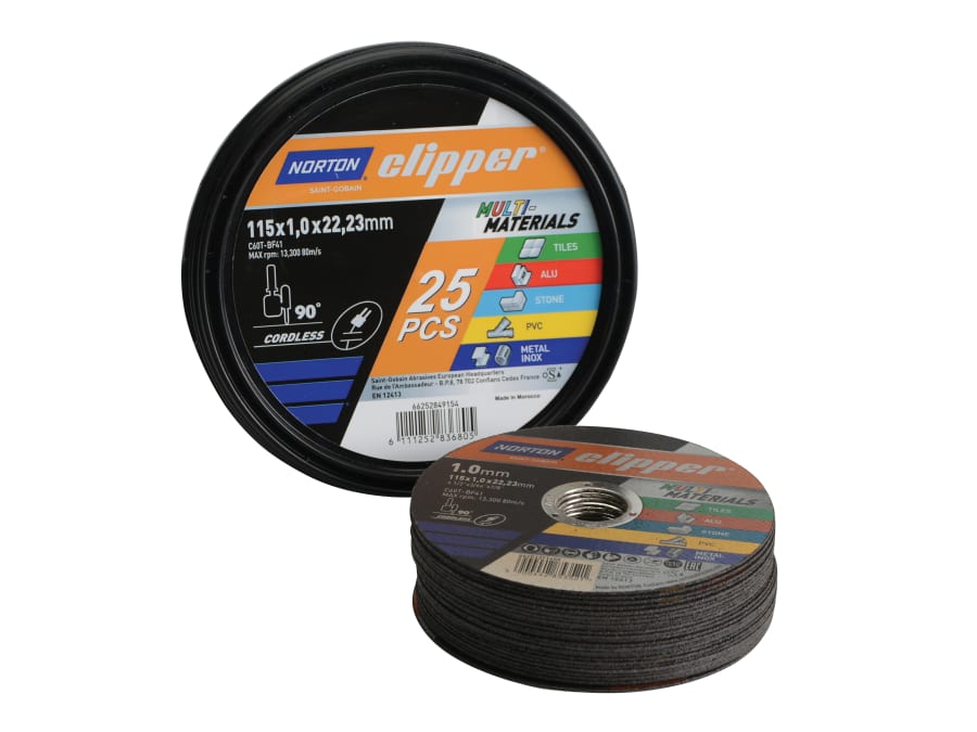 Norton Clipper 66252849154 115mm Multi-Material Cutting Disc