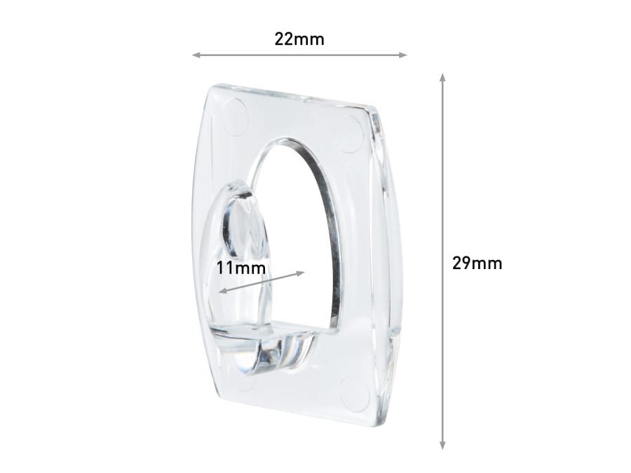 Command 17006CLR Mini Hooks with 6 Hooks