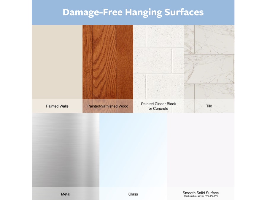 Command 17006CLR Mini Hooks with 6 Hooks