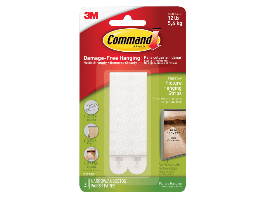 Command 17207 Narrow Picture Hanging Strips