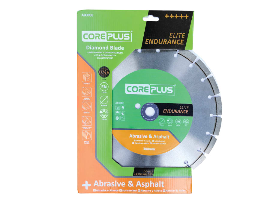 Coreplus CORDBAB300E 300mm Abrasive & Asphalt Diamond Blade