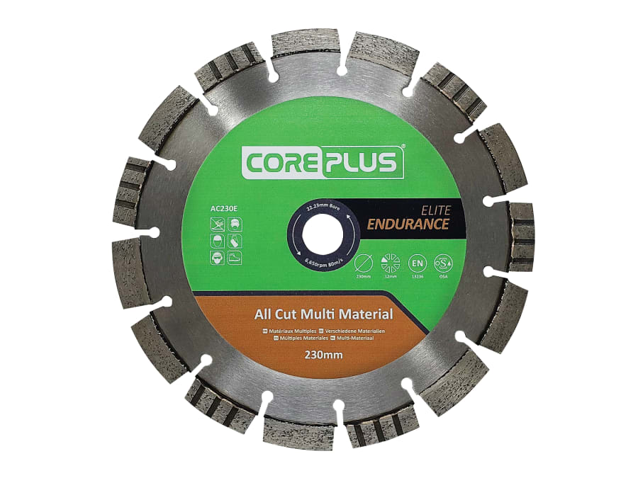 Coreplus CORDBAC230E 230mm All Cut Multi-Material Diamond Blade