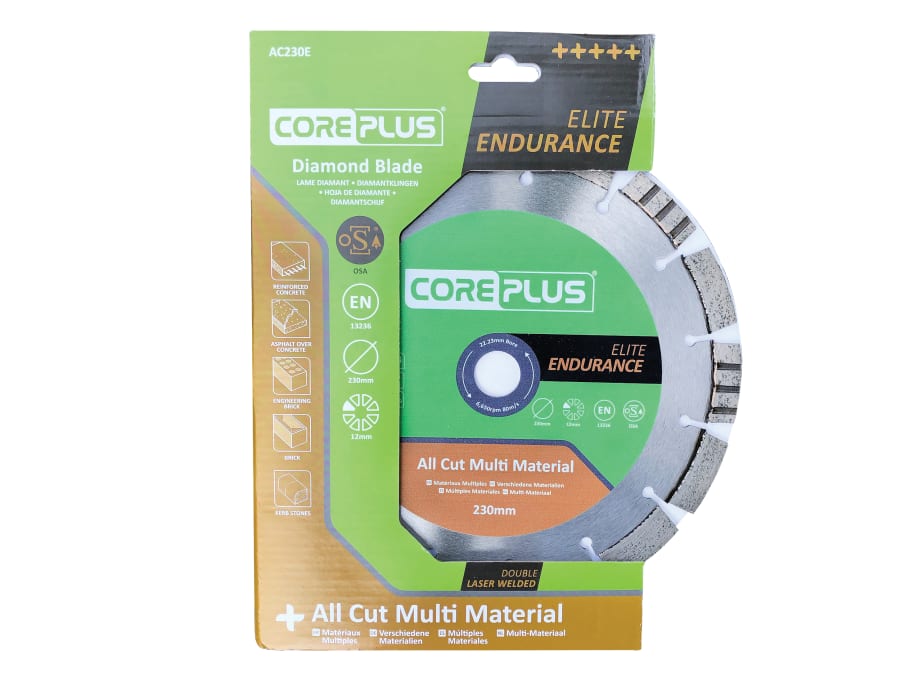 Coreplus CORDBAC230E 230mm All Cut Multi-Material Diamond Blade