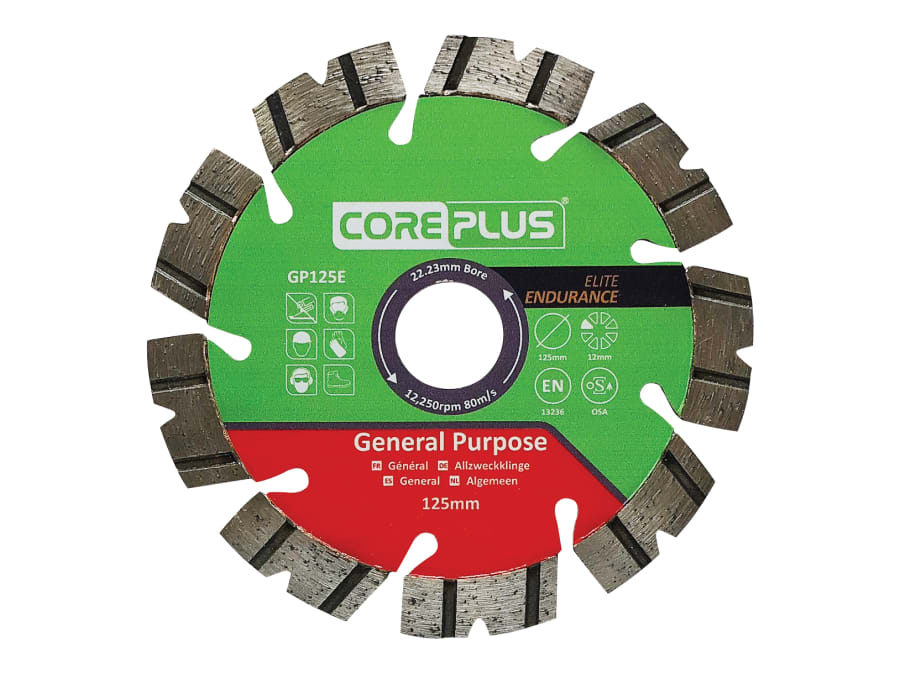 Coreplus CORDBGP125E 125mm General-Purpose Diamond Blade