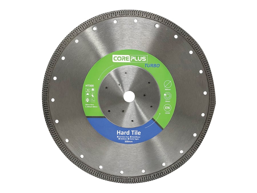 Coreplus CORDBHT300 300mm Hard Tile Turbo Diamond Blade