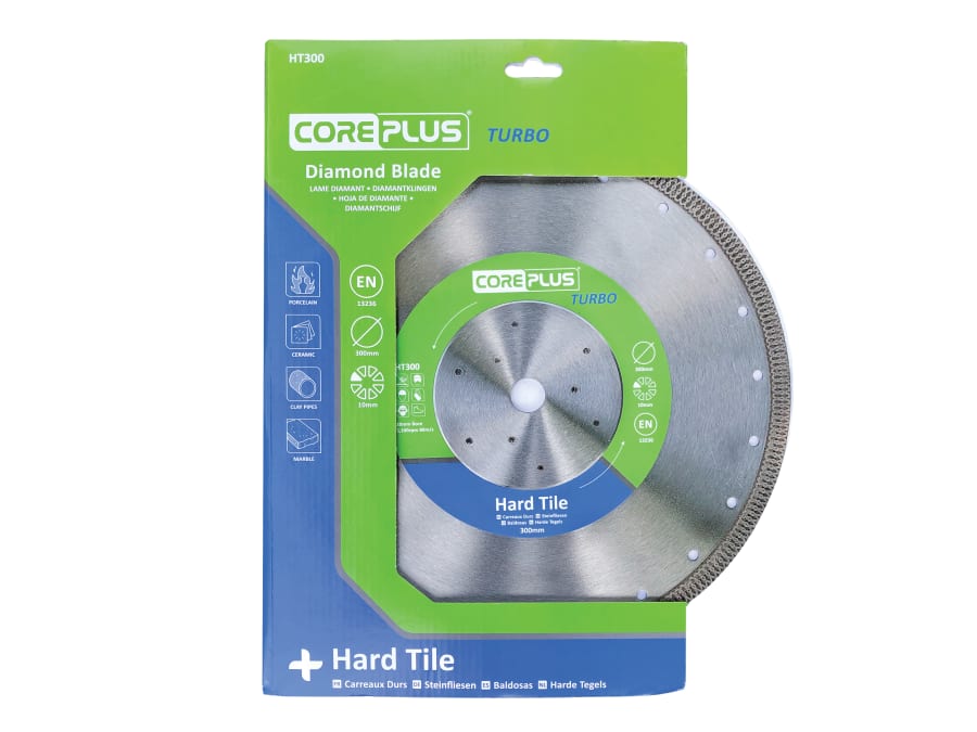 Coreplus CORDBHT300 300mm Hard Tile Turbo Diamond Blade