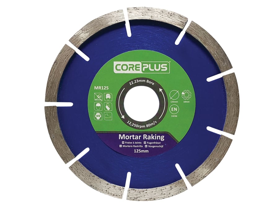 Coreplus CORDBMR125 125mm Mortar Raking Diamond Blade