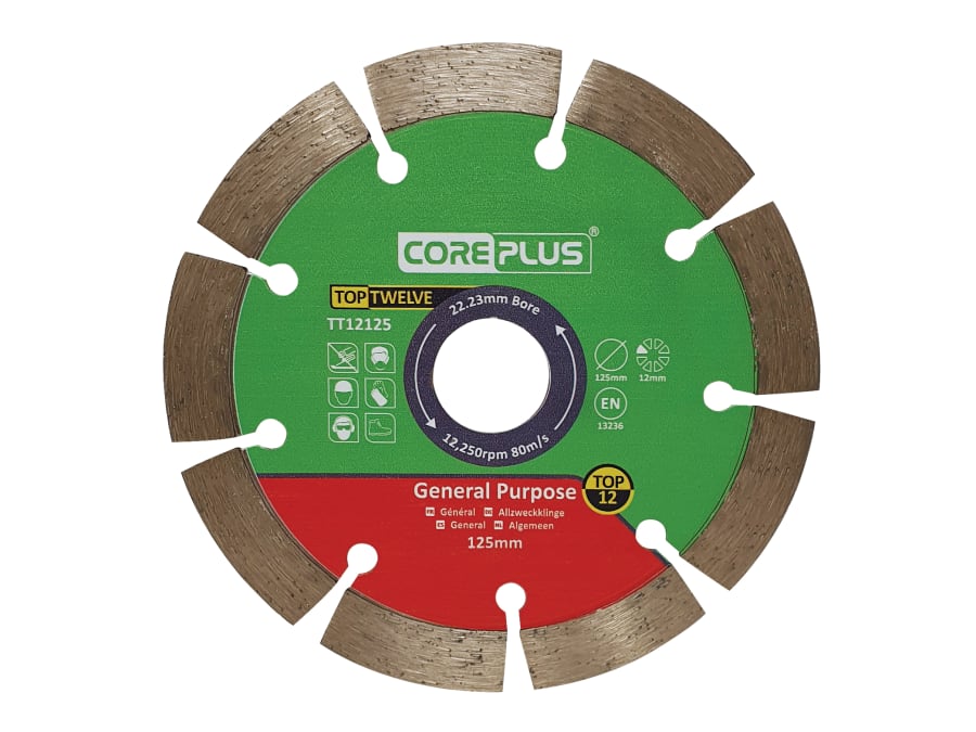 Coreplus CORDBTT12125 125mm Diamond Blade