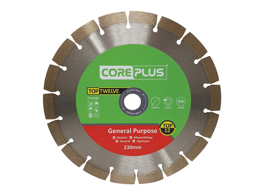 Coreplus CORDBTT12230 230mm Diamond Blade