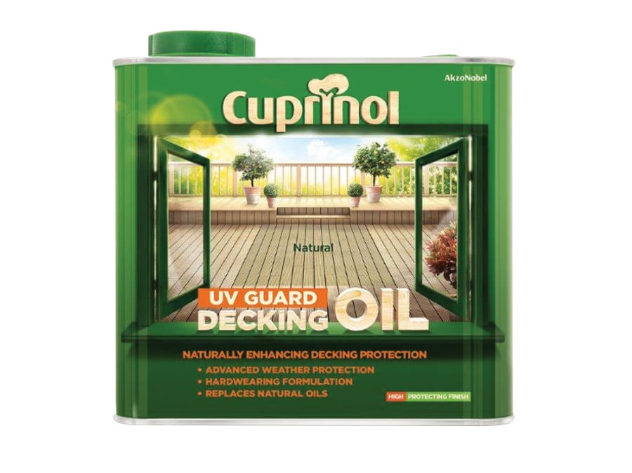 Cuprinol 5122410 UV Guard Decking Oil Natural 2.5 Litre