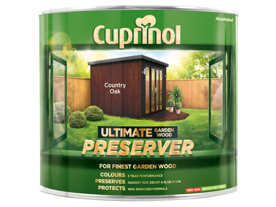 Cuprinol 5206068 Country Oak Wood Preserver 1 Litre