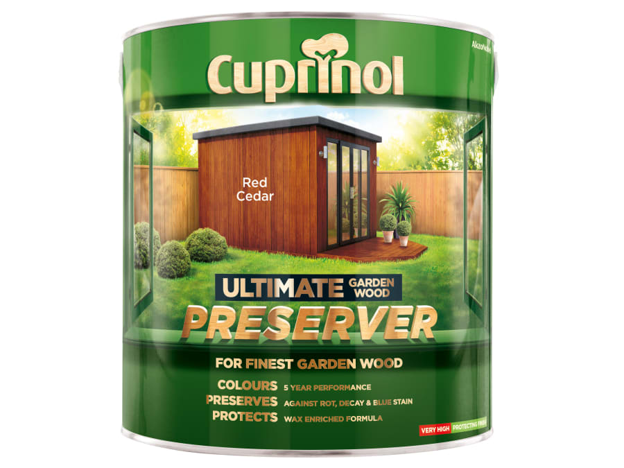Cuprinol 5206120 Red Cedar Wood Preserver 4 Litre