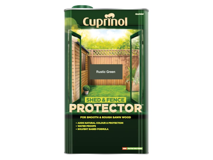 Cuprinol 5095351 Shed & Fence Protector Rustic Green 5 Litre
