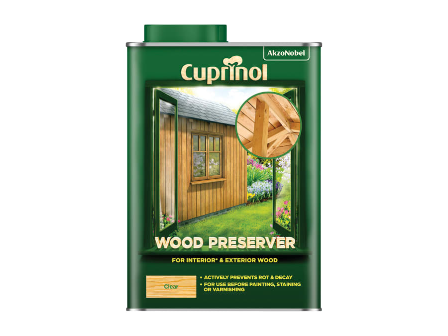 Cuprinol 5330417 Wood Preserver Clear 1 Litre