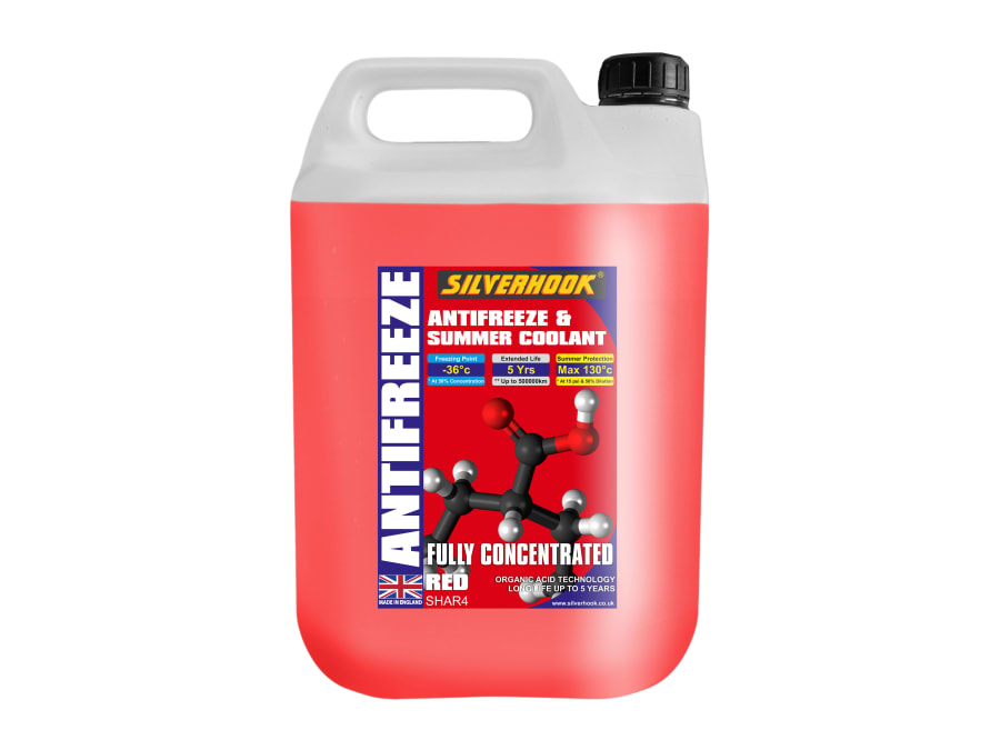 Silverhook SHAR4 4.5L O.A.T. Antifreeze Red
