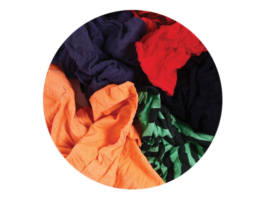 Davis & Moore CH10 Coloured Cotton T-Shirt Wipers 10kg