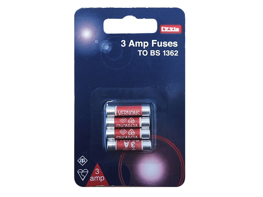 Dencon 1003 3A Fuse (Pack of 4)