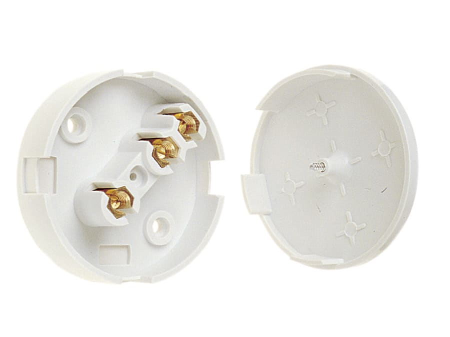 Dencon 4044WNB 30A 3 Terminal Junction Box White