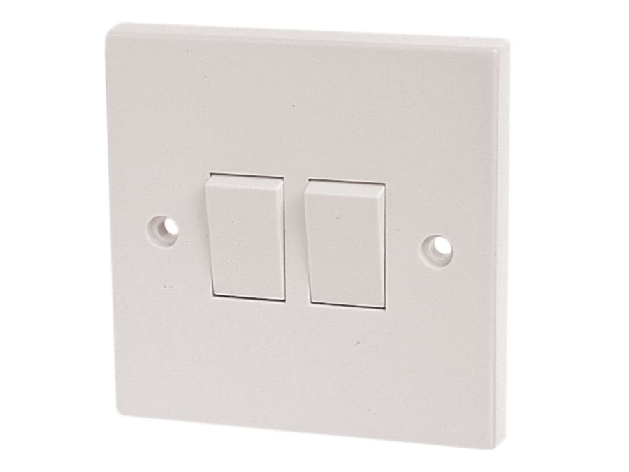 Dencon 4403NB 2-Gang 2-Way Light Switch 10A