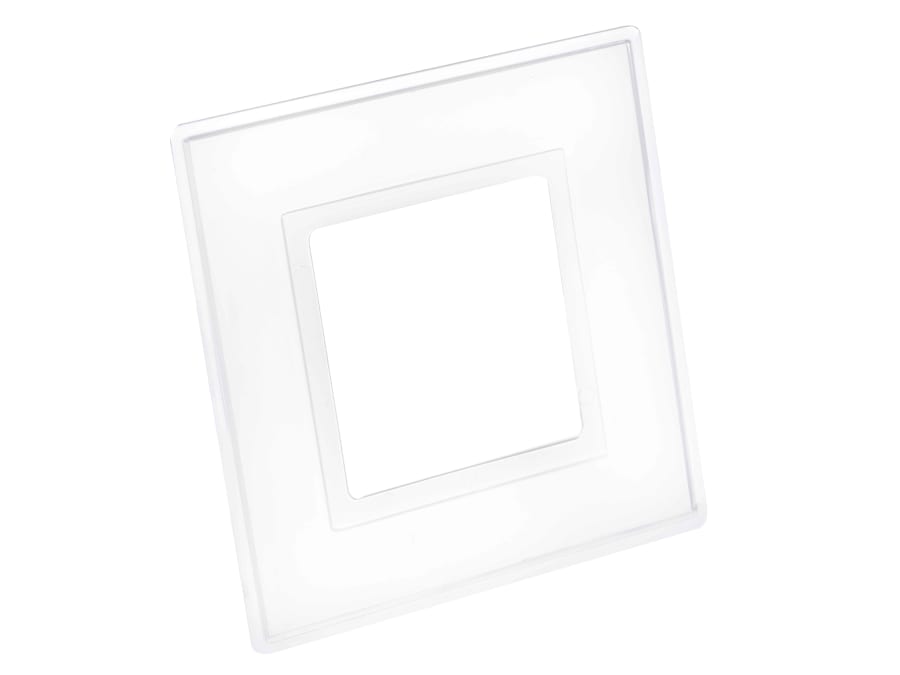 Dencon 88032NB 1-Gang Clear Finger Plate