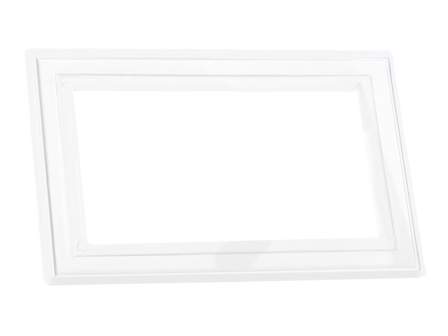 Dencon 88052NB Clear Finger Plate 2-Gang